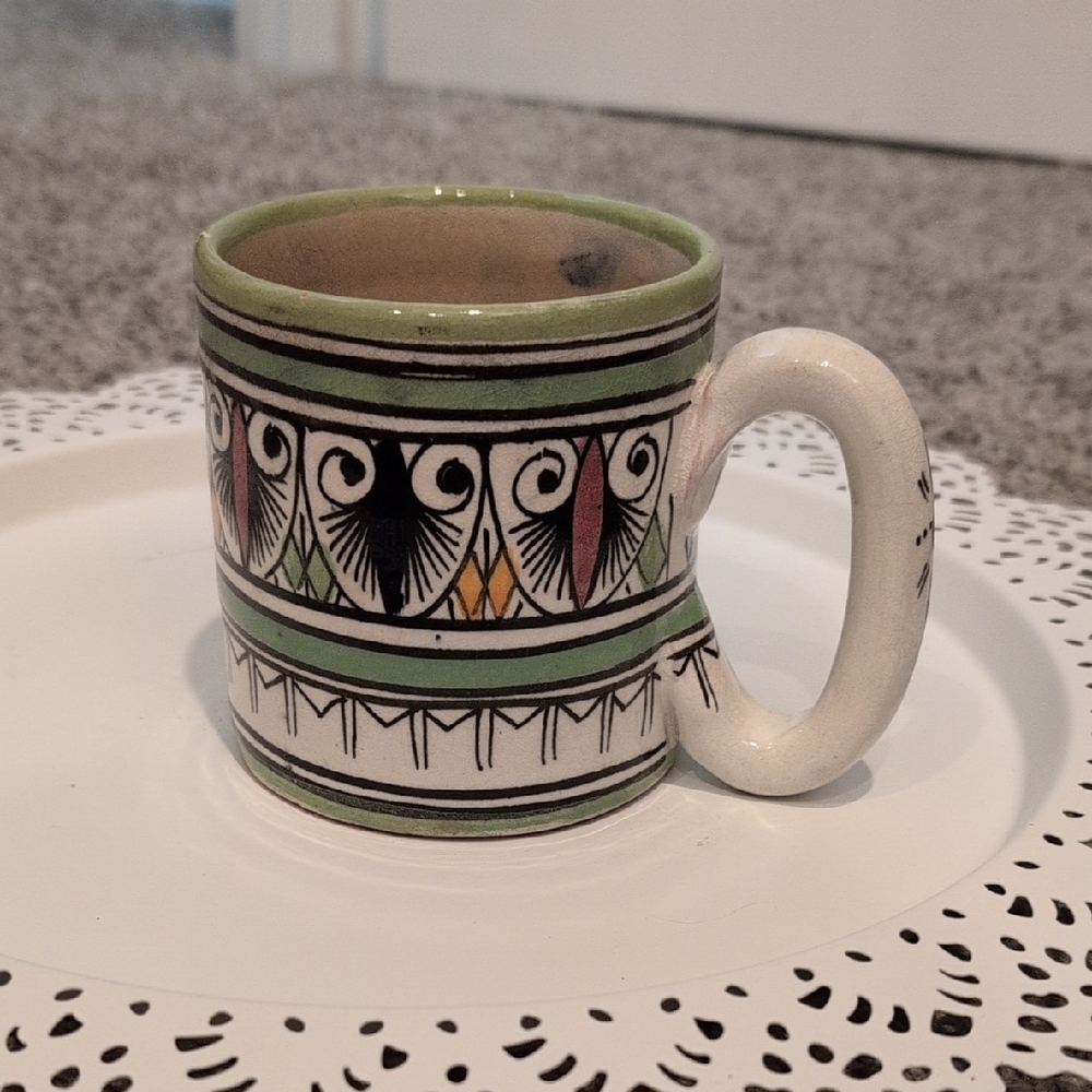 Colorful Patterned Ceramic Mug - Picture 3 of 6